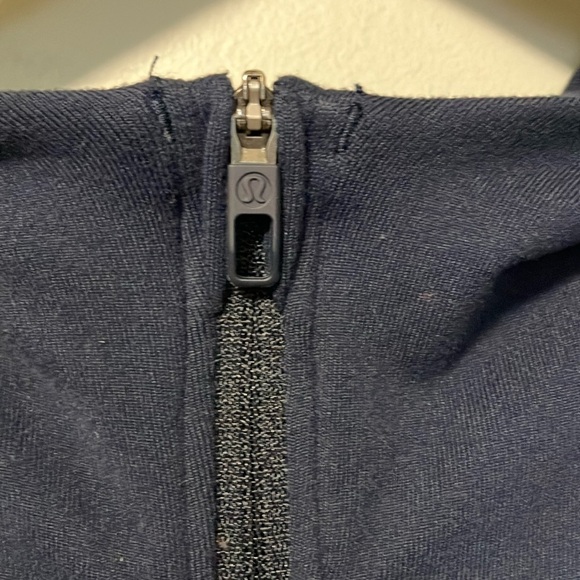 Lululemon Navy Full Zip Hoodie Jacket - Picture 3 of 9